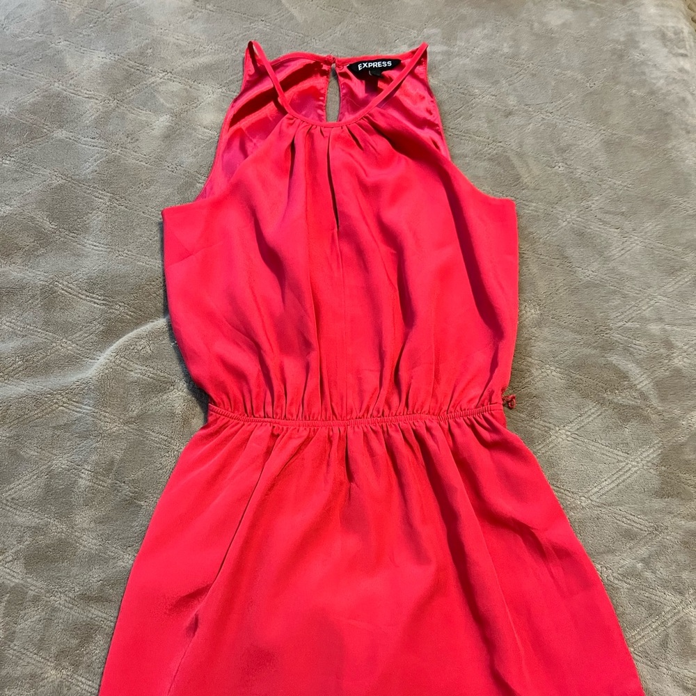 Hot pink Express dress